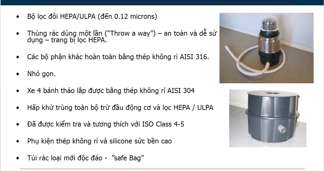 12) Lợi điểm quan trong - IVT 1000 CR Safe Pack: