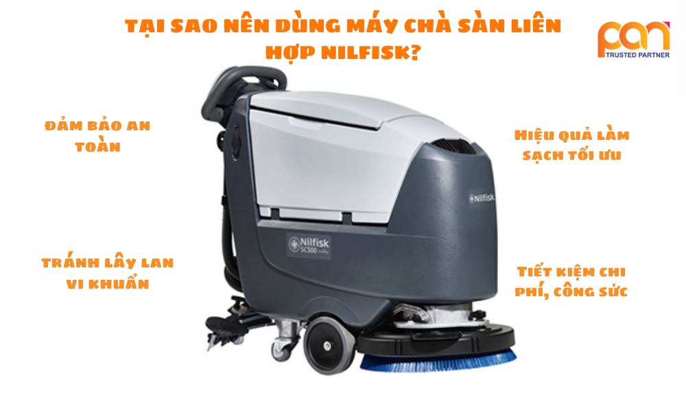 Tại sao nên dùng máy chà sàn công nghiệp nilfisk?