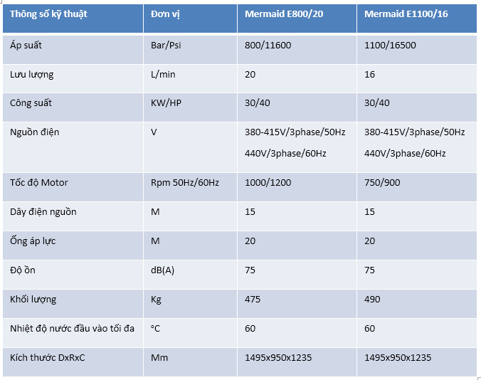  Thông tin về Densin E800/E1100.