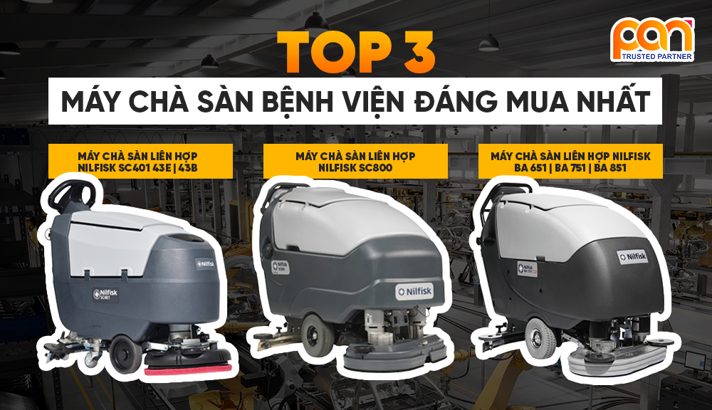 Mua máy chà sàn bệnh viện thương hiệu nào tốt nhất?