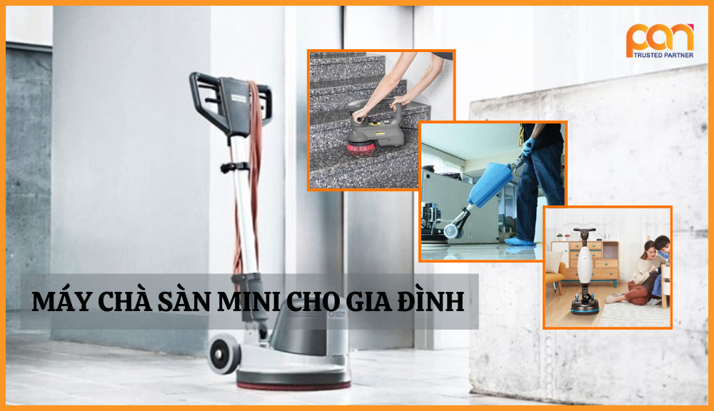 Cấu tạo của máy chà sàn mini dành cho gia đình