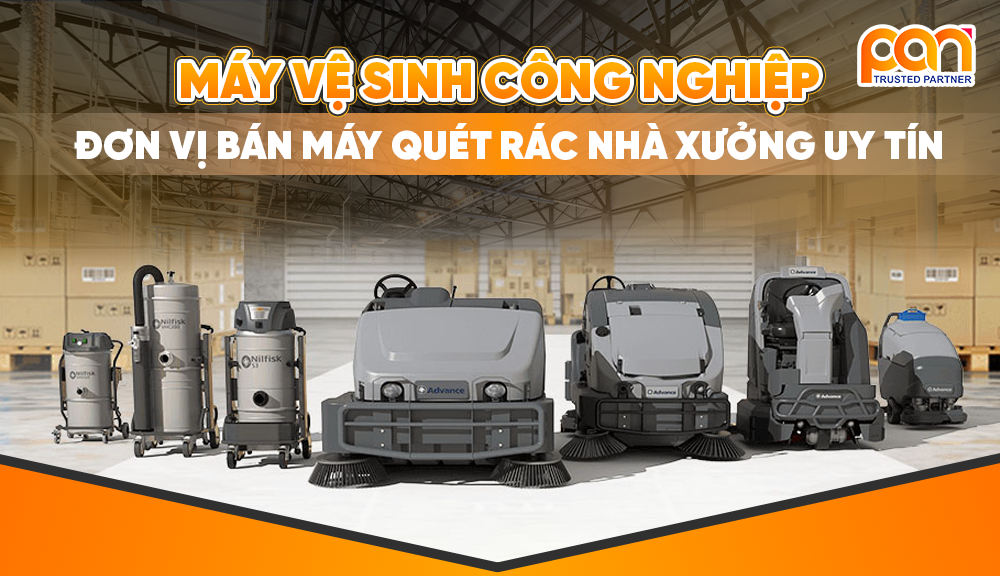 Máy Vệ Sinh Công Nghiệp - Đơn vị bán máy quét rác nhà xưởng uy tín